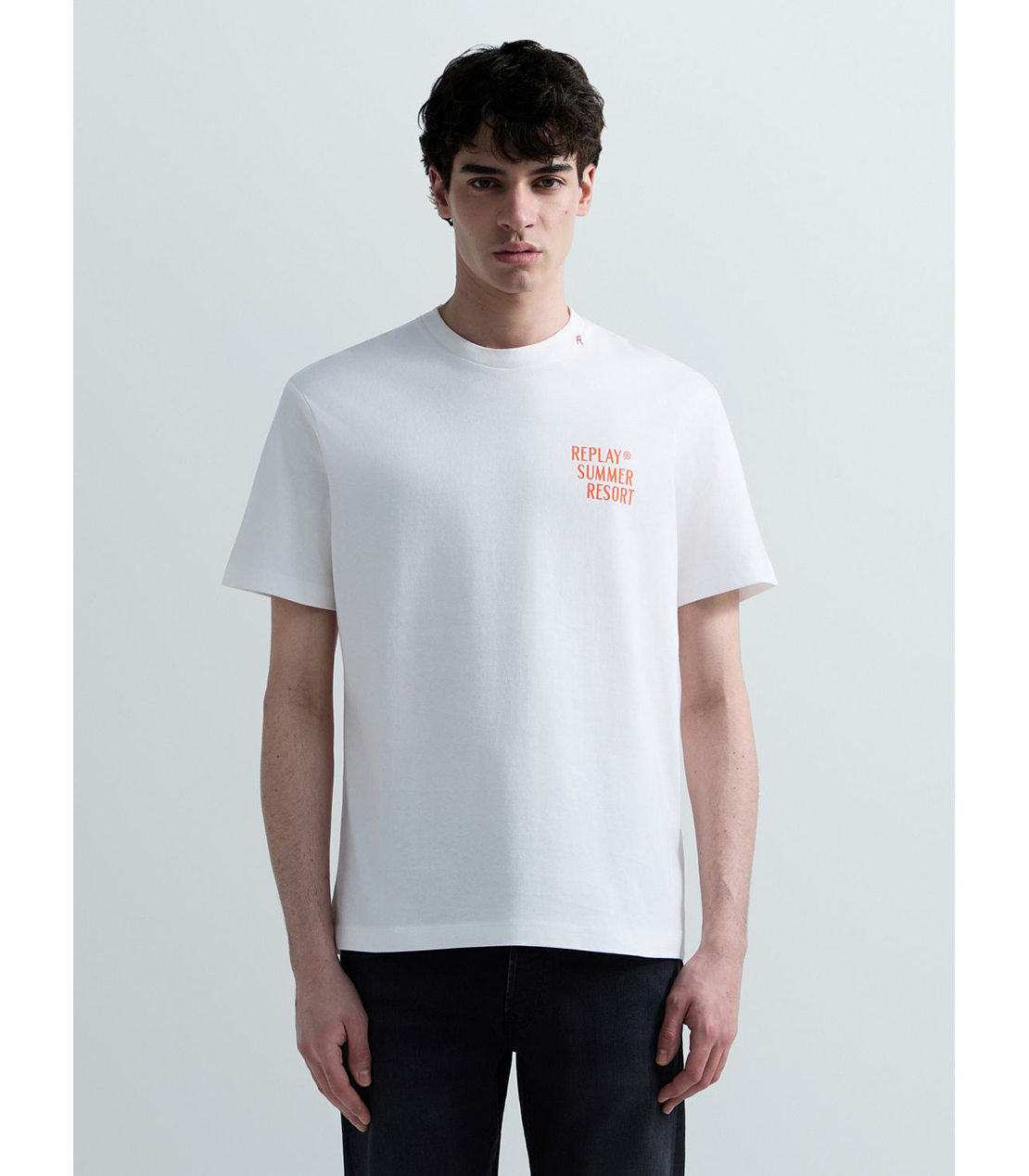 ヘビーコットンジャージーSICILYプリントTシャツ 詳細画像 ホワイト 3